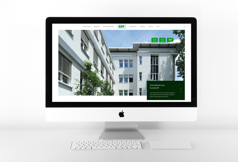 Webseiten Design für BBP