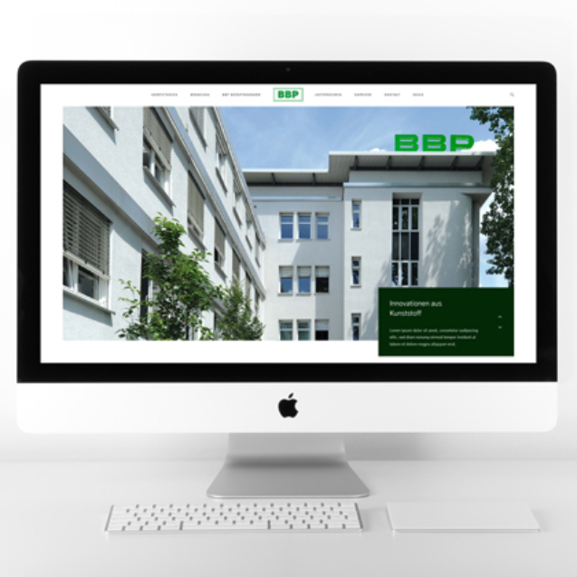 Webseiten Design für BBP